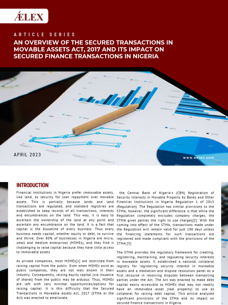 An Overview of the Secured Transactions in Movable Assets Act 2017 and ...