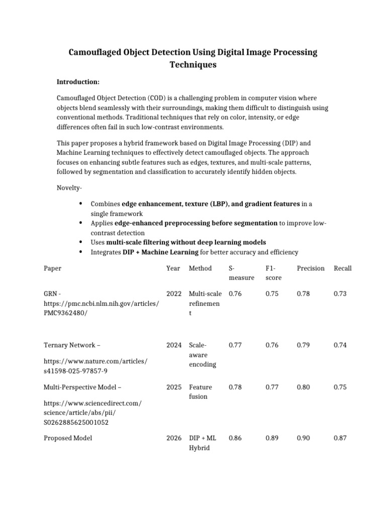COD Models Table | PDF