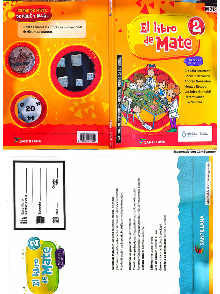 El Libro de Mate 2- Editorial Santillana | PDF