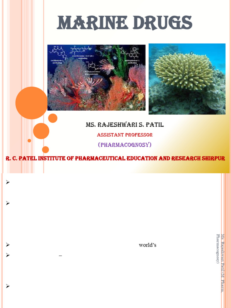 Marine Drugs | PDF | Natural Products | Pharmacognosy
