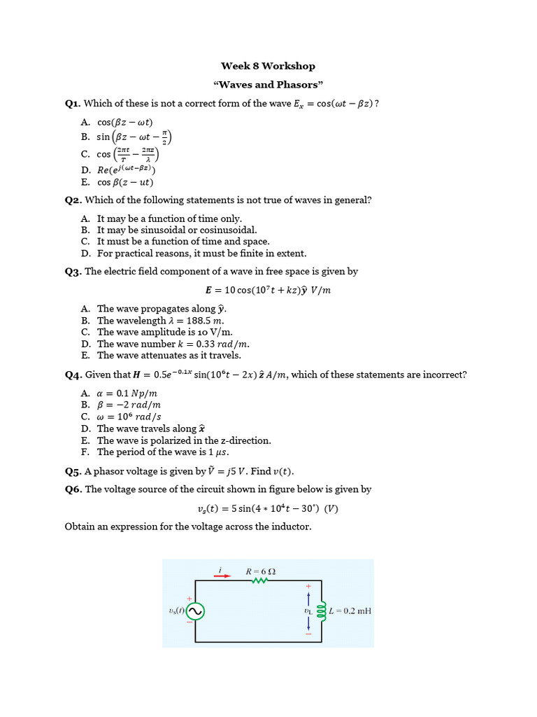 2023 Tutorial&Workshop Plane Wave | PDF | Waves | Electrodynamics
