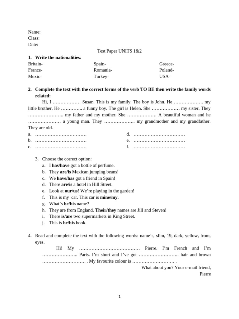 test 1 unit 1-2 | PDF