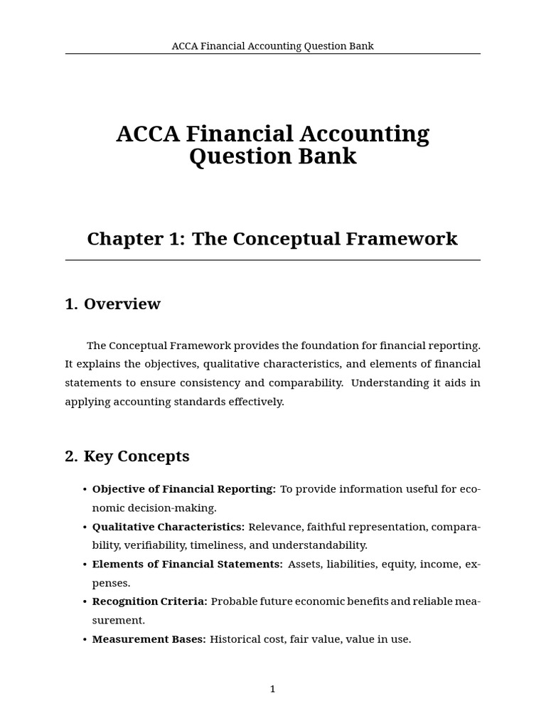 ACCA Financial Accounting Questi (9) | PDF | Debits And Credits ...