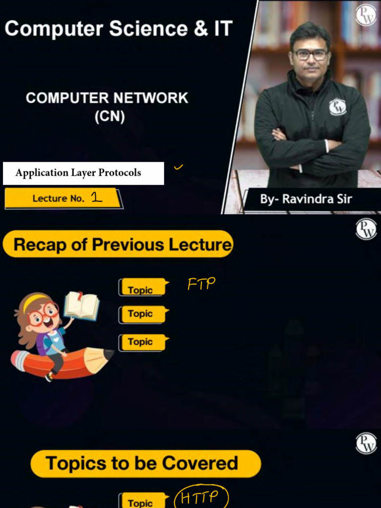 Application Layer Protocols 01 _ Class Notes | PDF