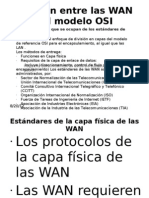 Relación Entre Las WAN y El Modelo OSI