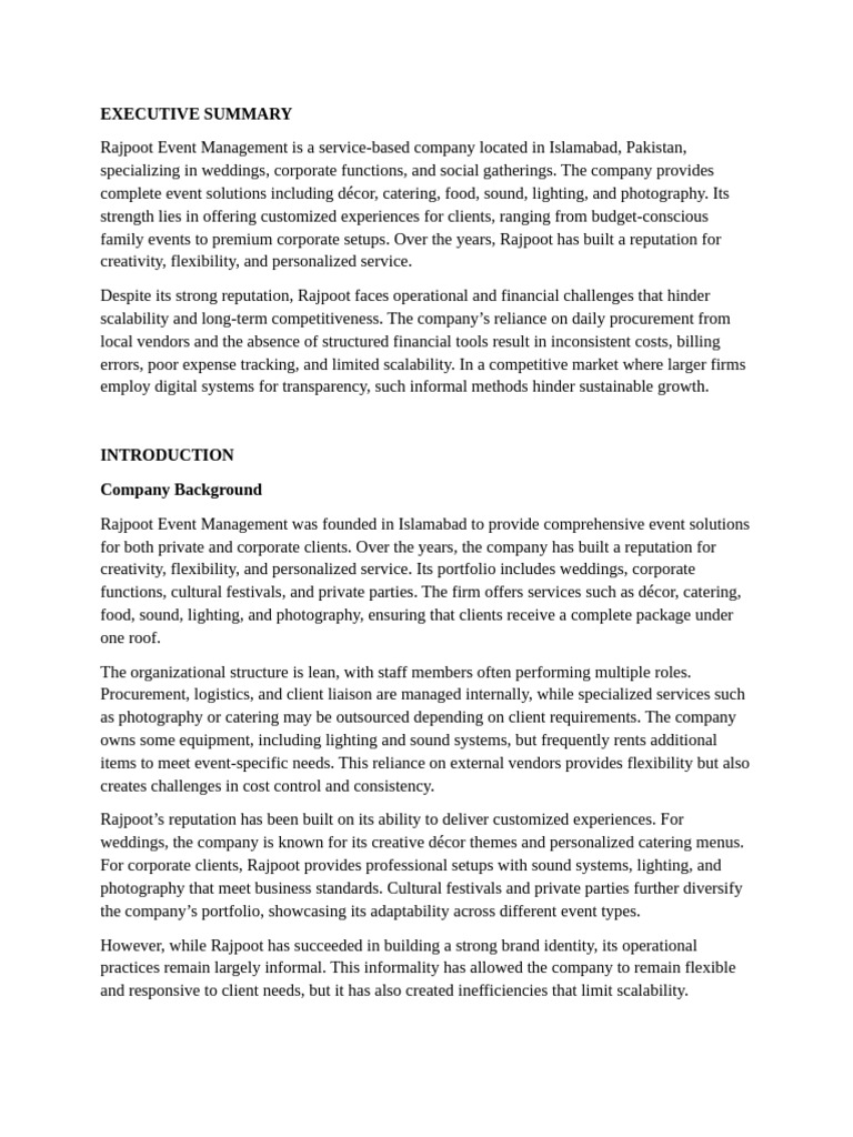 Executive Summary | PDF