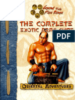 Oriental Adventures - The Complete Exotic Arms Guide by Azamor