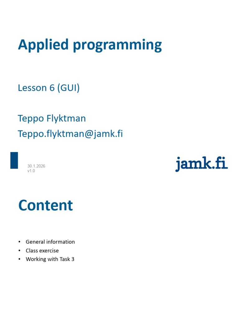 6 Lecture Gui-wpf | PDF | Windows Presentation Foundation | Extensible ...