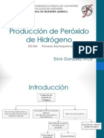 Producción de Peróxido de Hidrógeno - Erick González