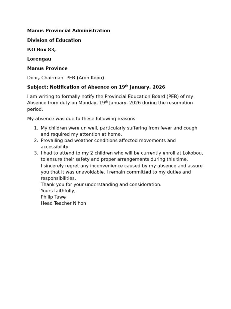Notification Letter | PDF