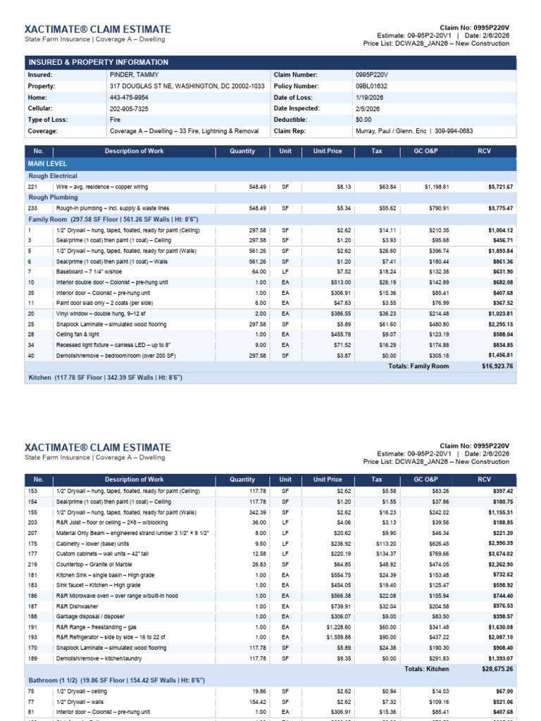 XACTIMATE | PDF | Depreciation | Bathroom