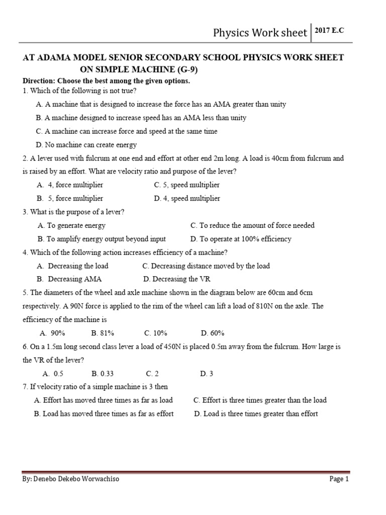 d | PDF | Lever | Machines