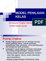 Model Penilaian TK