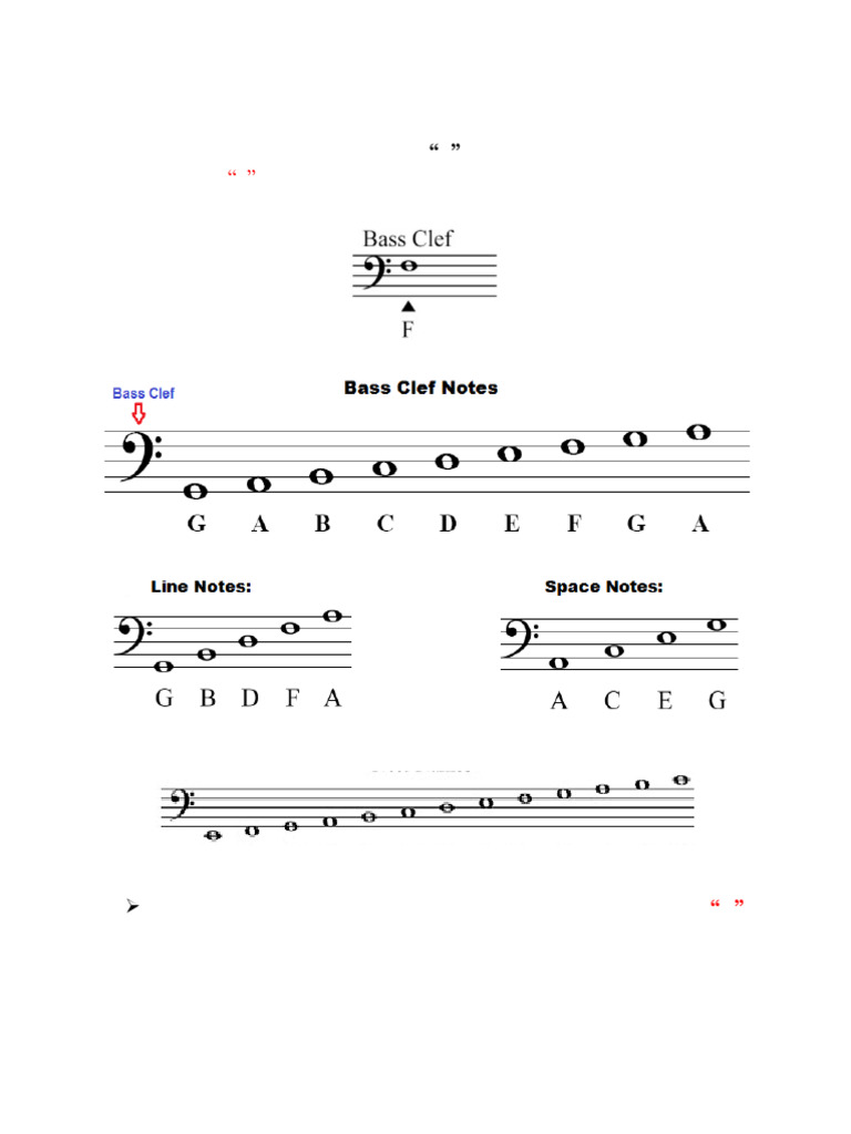 Bass Clef | PDF