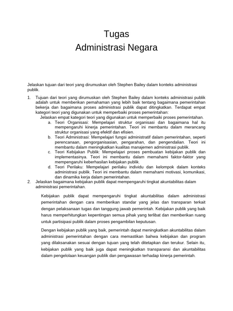 Tugas 7 Adm Negera | PDF