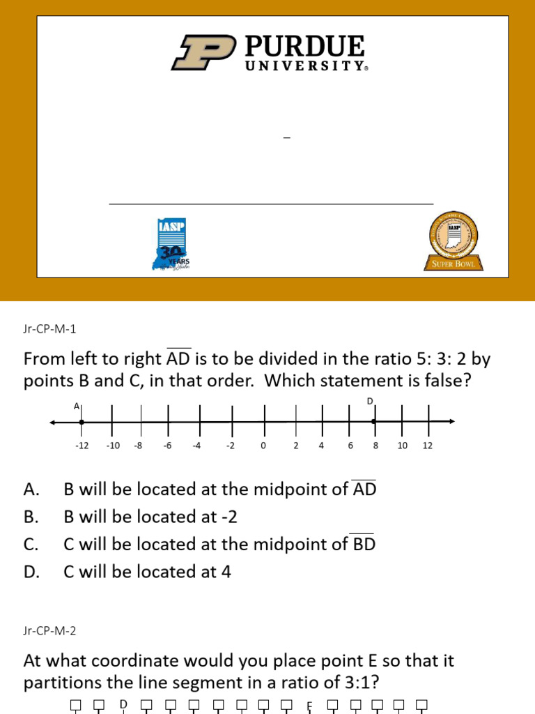 Coach Practice Math Jr Super 2023 v.2 | PDF | Triangle | Euclid