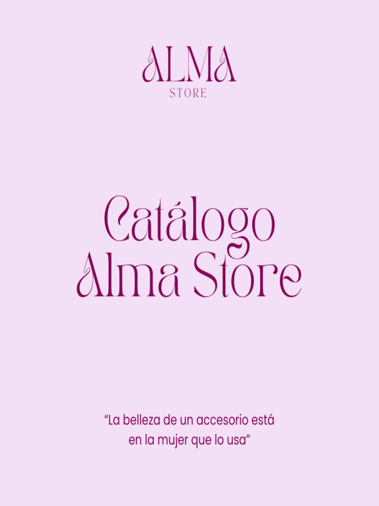 Alma Store Catalogó Actualizado | PDF