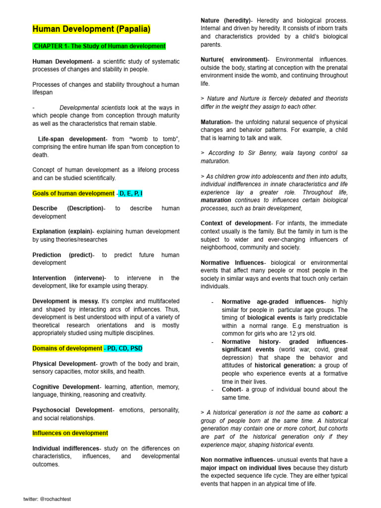 Chapter 1 Dev Psych | PDF