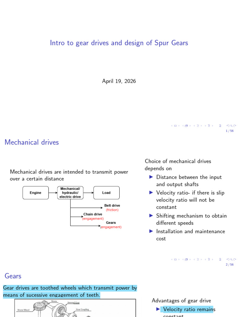 Gear DESIGN | PDF | Gear | Bending