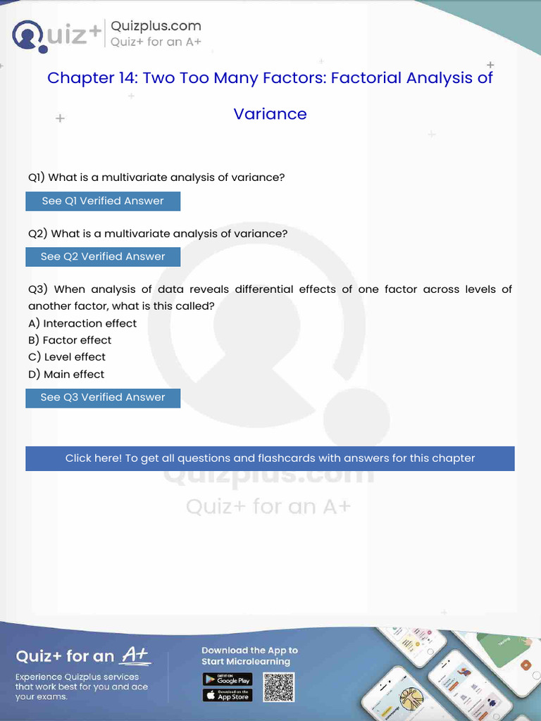 What is a Multivariate Analysis of Variance | PDF | P Value | Research ...