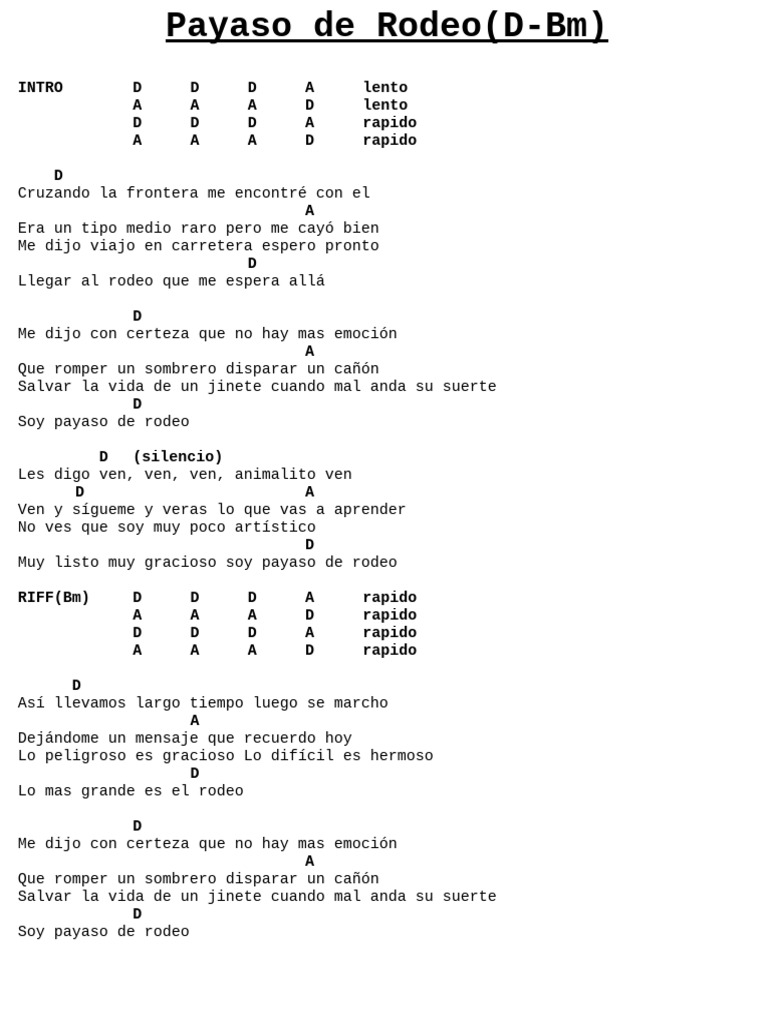 Kids Payaso de Rodeo | PDF