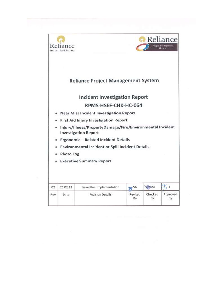 Rpms Hsef Chk Hc 064 | PDF