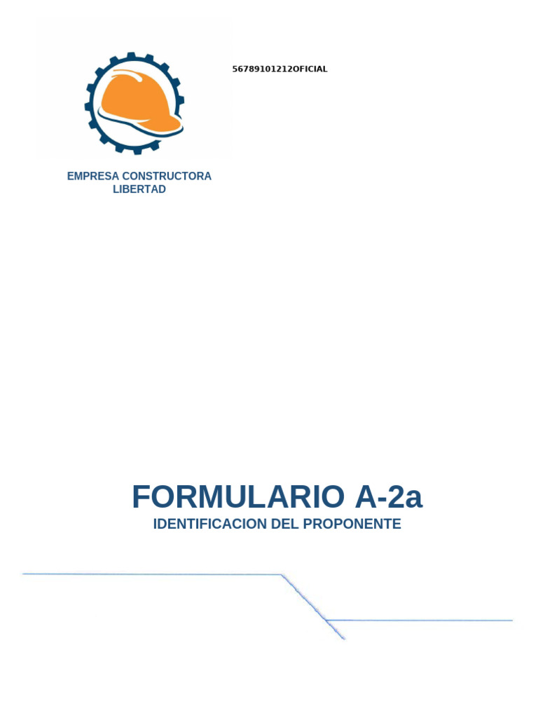 1.7 FORMULARIO A-2a | PDF | Documento de identidad | Fax