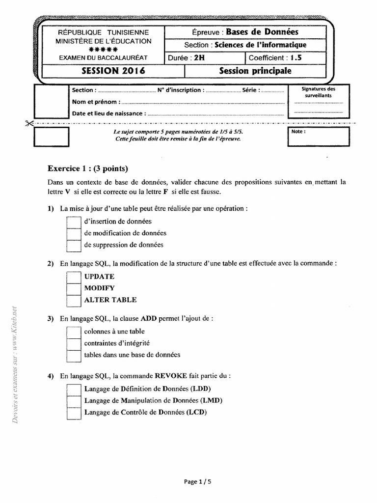 Bac 2016 | PDF