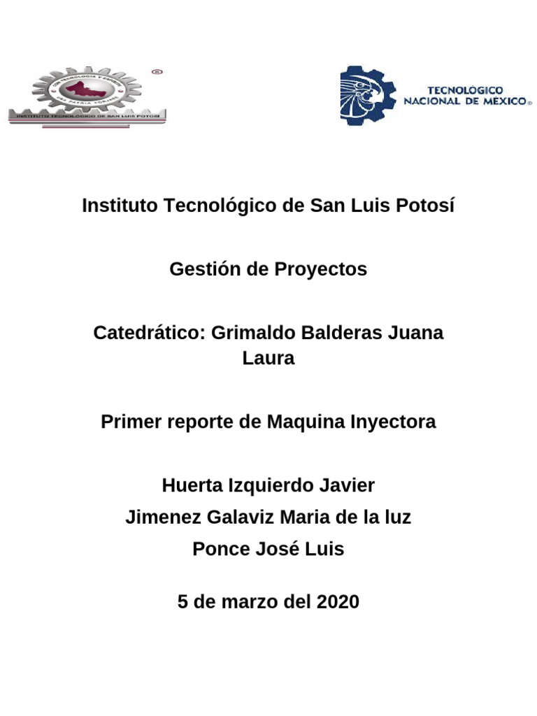 Reporte InyectFacturing | PDF