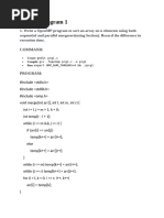 BCS702 Parallel Computing Lab Manual | PDF | Concurrent Computing ...