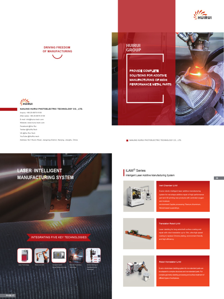 Huirui Company Brochure - Simplified | PDF | Welding | Construction