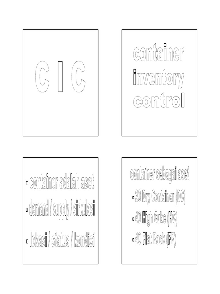 Container Inventory Control | PDF