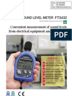 DB Meter Sound Level Meter Hioki FT3432