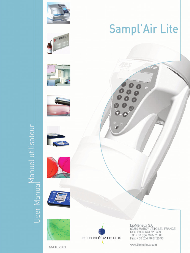 Air Samplair Lite | PDF | Unité formant des colonies