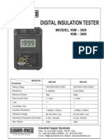 Digital Insulation Tester KM 369 360