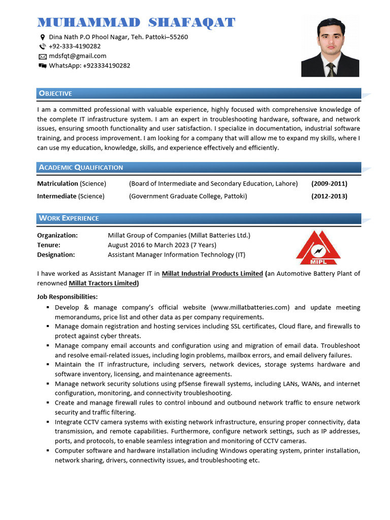 CV | PDF | Computer Network | Firewall (Computing)