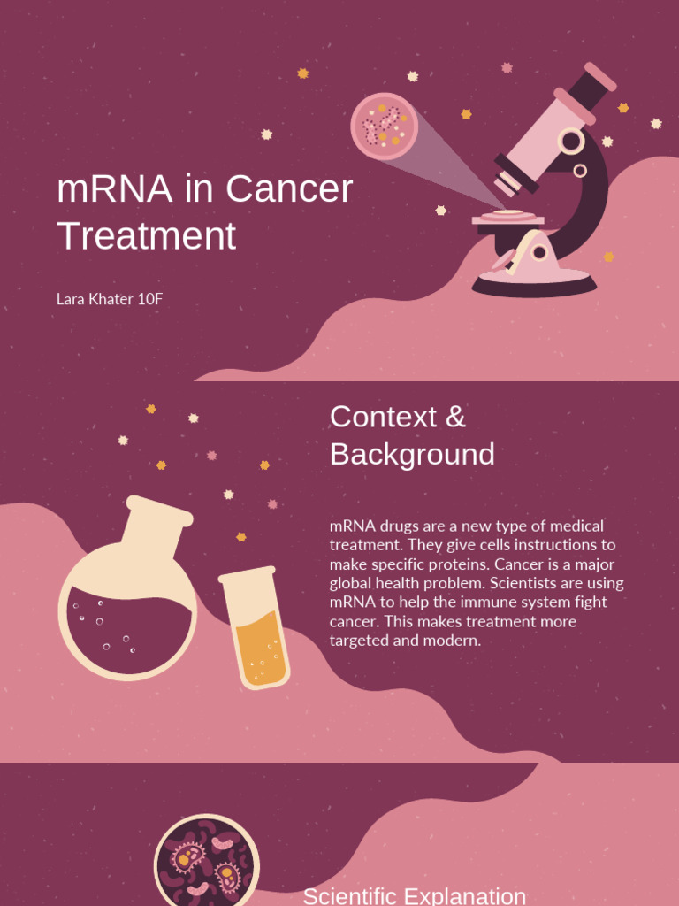 mrna in cancer treatment | PDF | Cancer | Messenger Rna