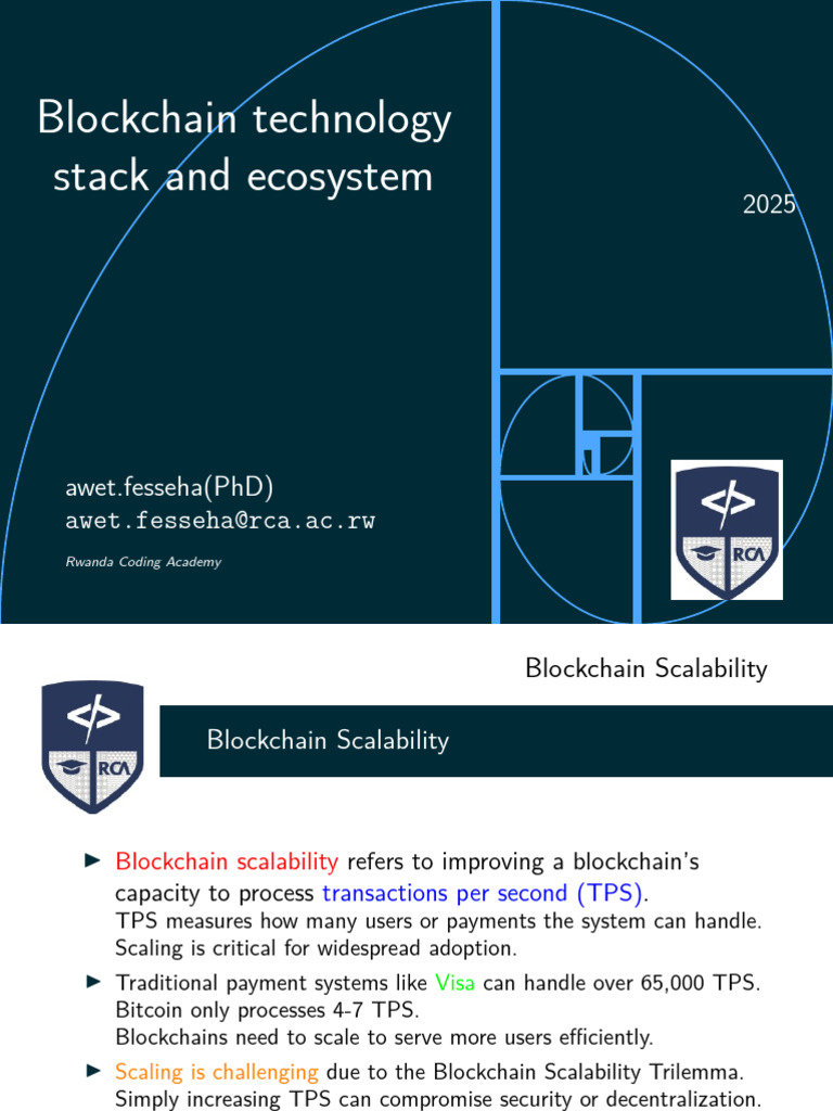 Blockchain Technology Stack _slide1 | PDF | Bitcoin | Computer Network