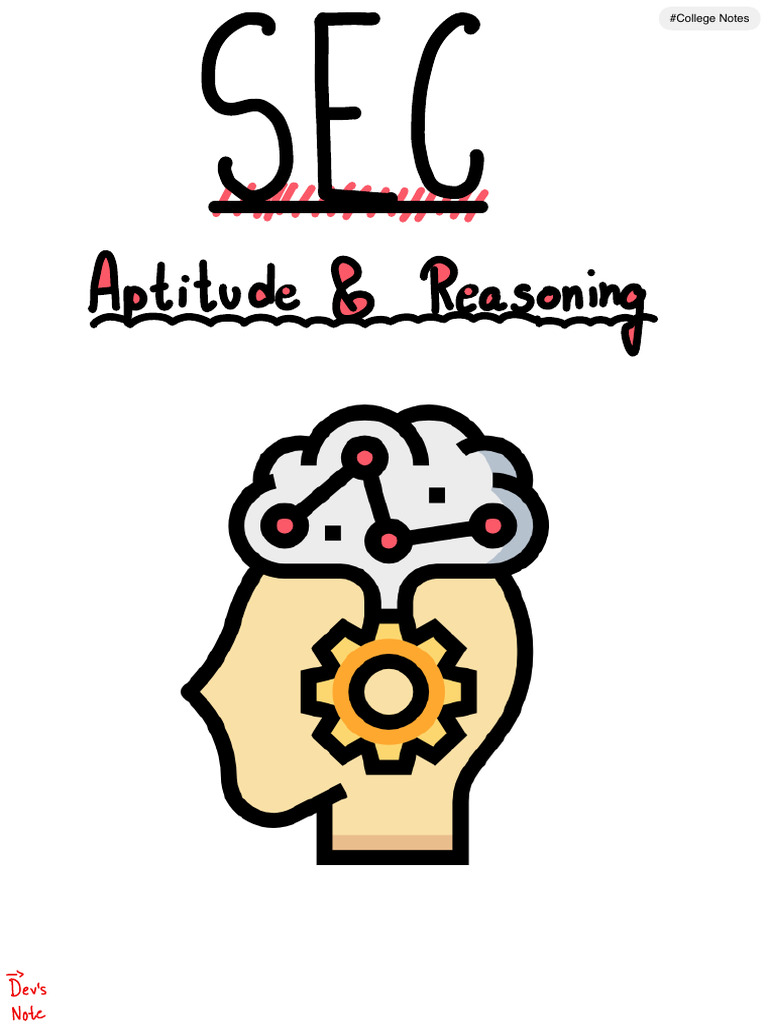 SEC - Aptitude and Reasoning | PDF | Chess Theory | Chess