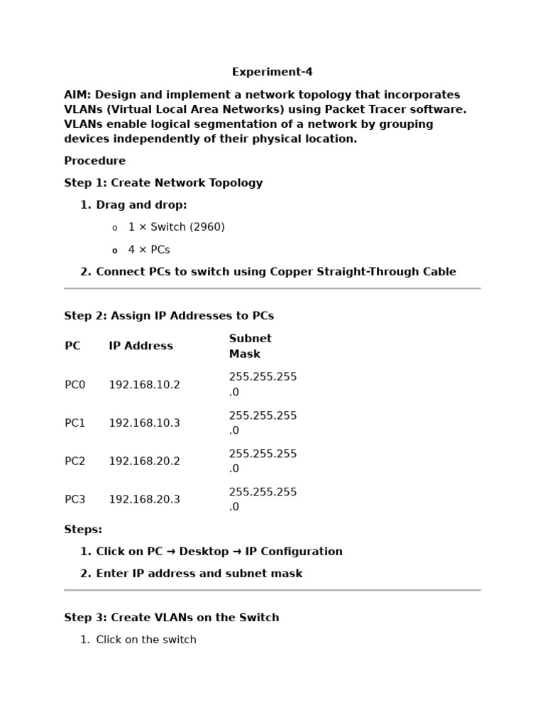 Experiment 4 | PDF