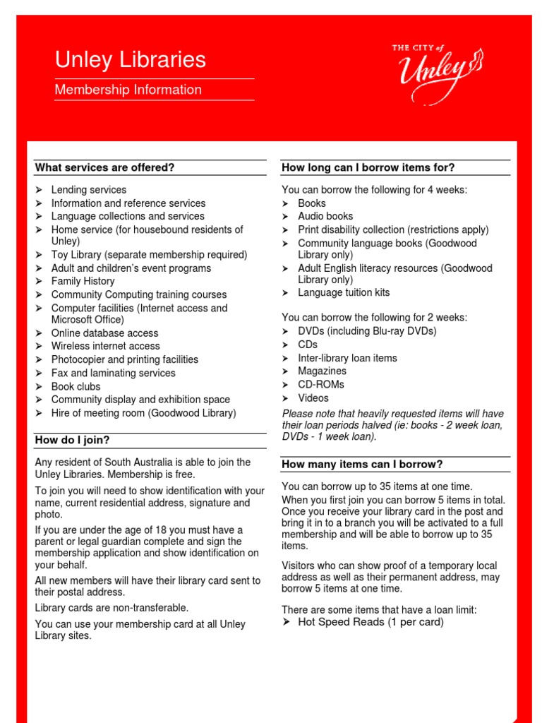 Library Factsheet June 2012 PDF Libraries