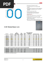 Grade 80 Master Link Specifications | PDF | Steel | Building Engineering