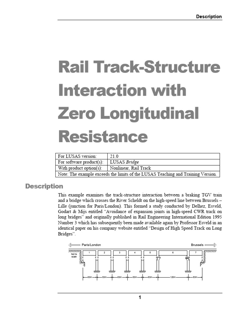 Rail Track-Structure With Zero Long Resistance | PDF | Microsoft Excel ...