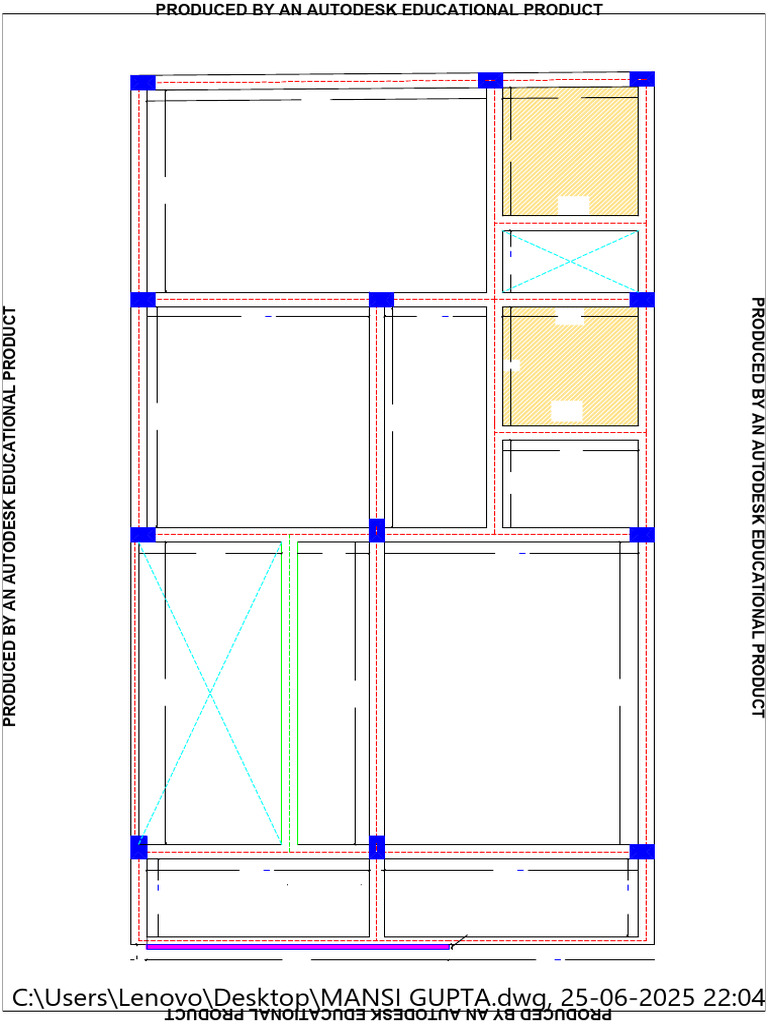Devesh Second Floor Slab | PDF | Autodesk | Computer Aided Design