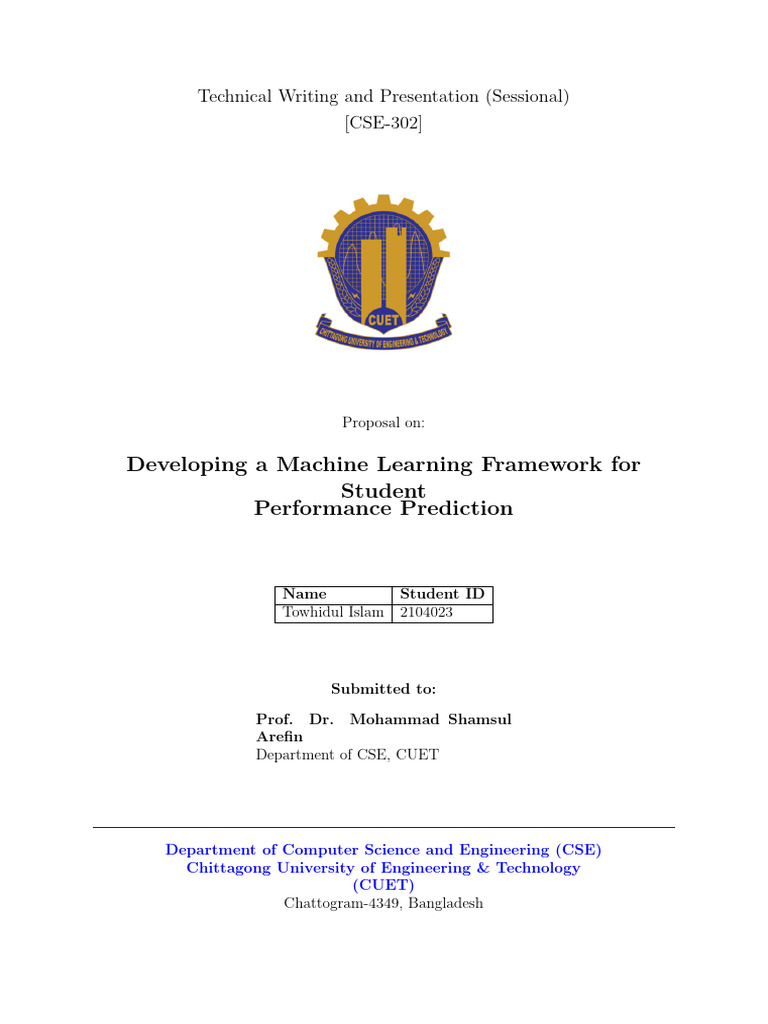proposalML2104023 (2) | PDF | Machine Learning | Support Vector Machine