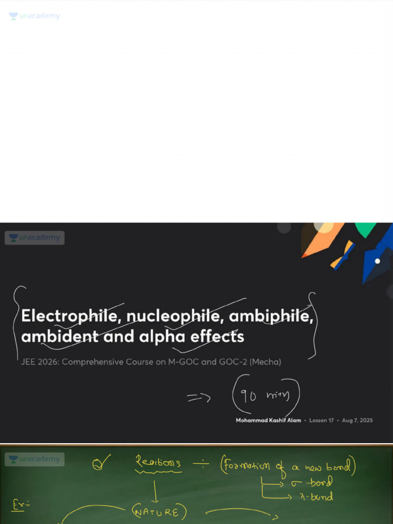 Electrophile Nucleophile Ambiphile Ambident and Alpha Effects With Anno ...