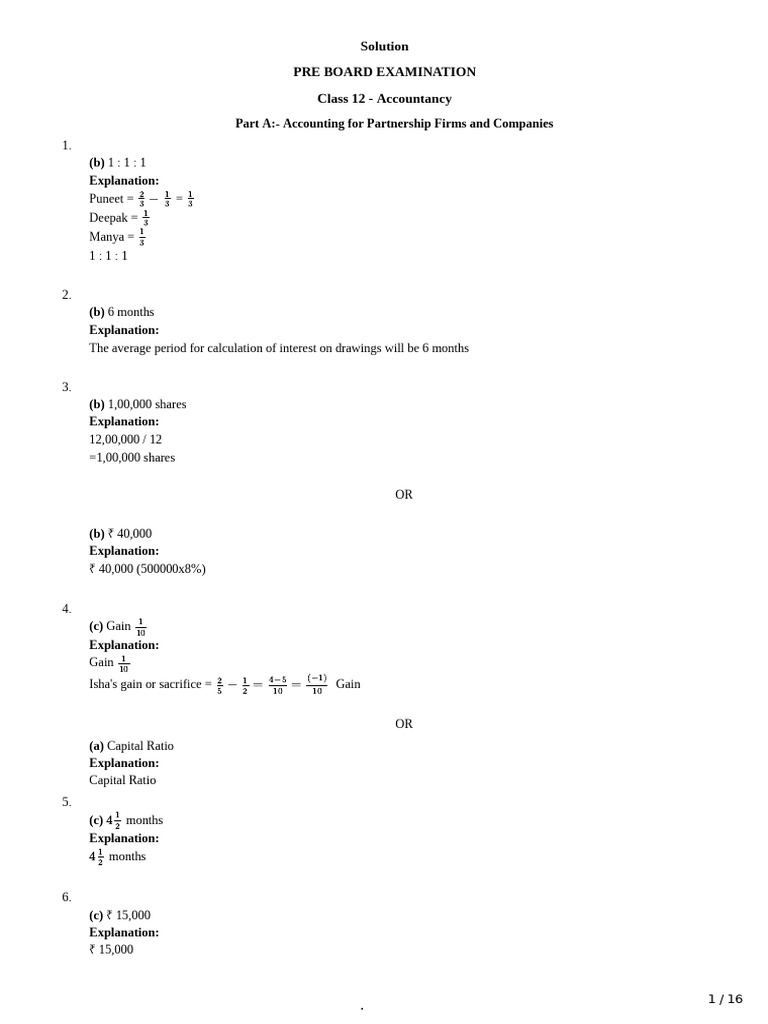solution-1721130 (1) | PDF | Equity (Finance) | Balance Sheet
