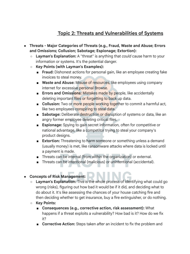 UNIT 2 ONE SHOT NOTES htcs 6-01 | PDF | Information Security | Computer ...