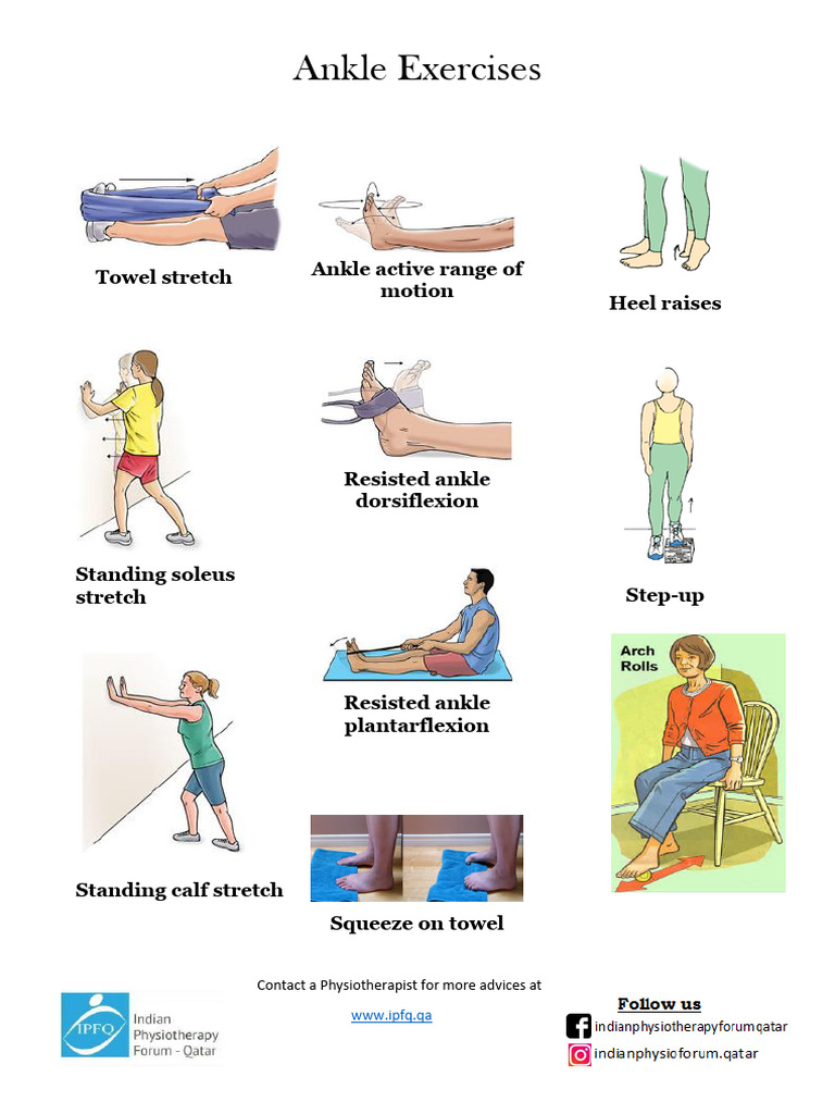 Ankle Exercise | PDF