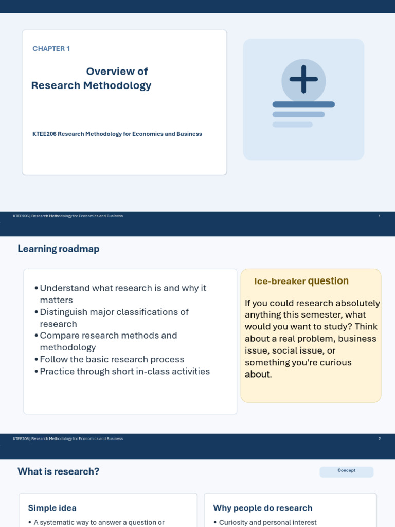 Chapter 1 - Overview_updated 2026 | PDF | Methodology | Science